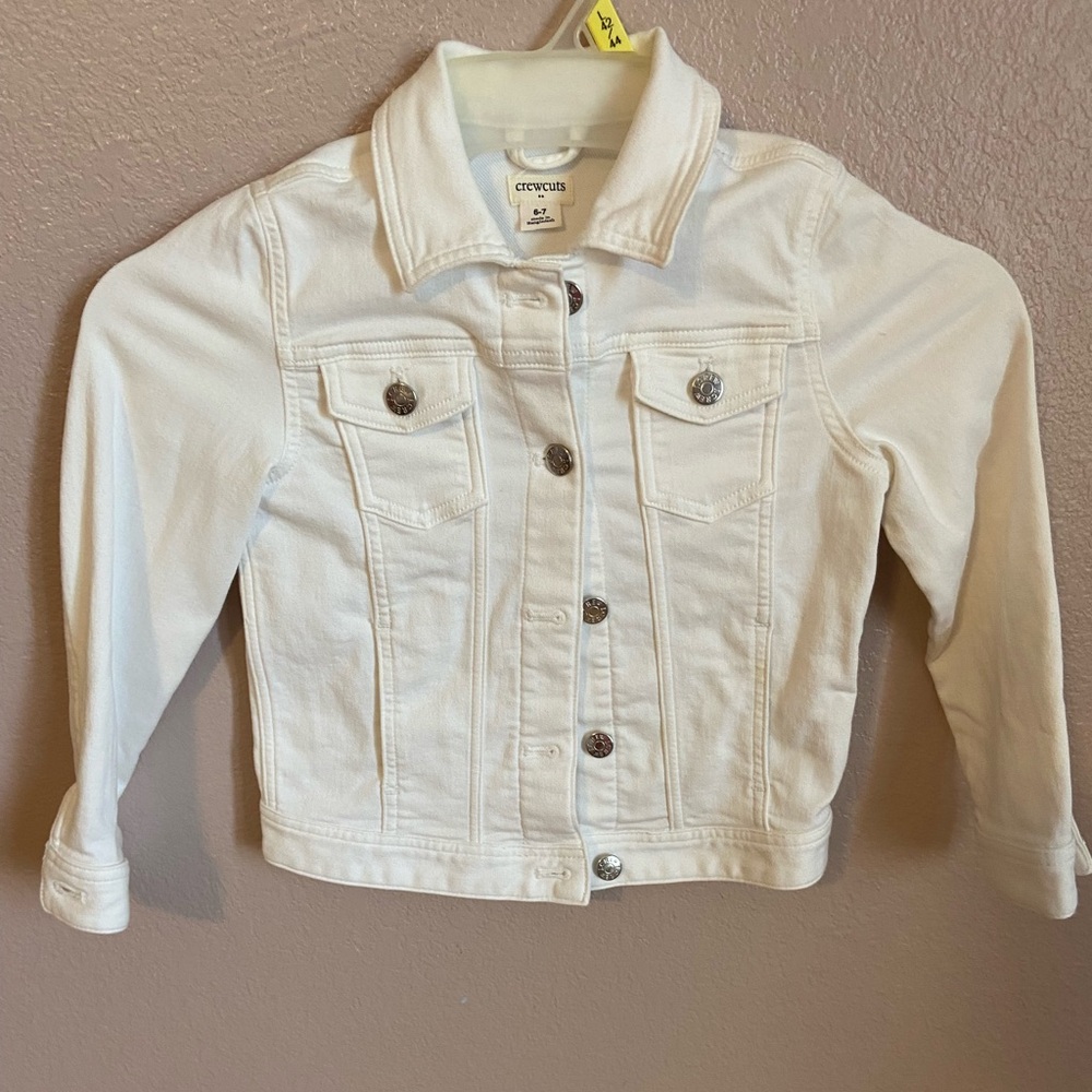 Crewcuts Kids Ivory Jean Jacket